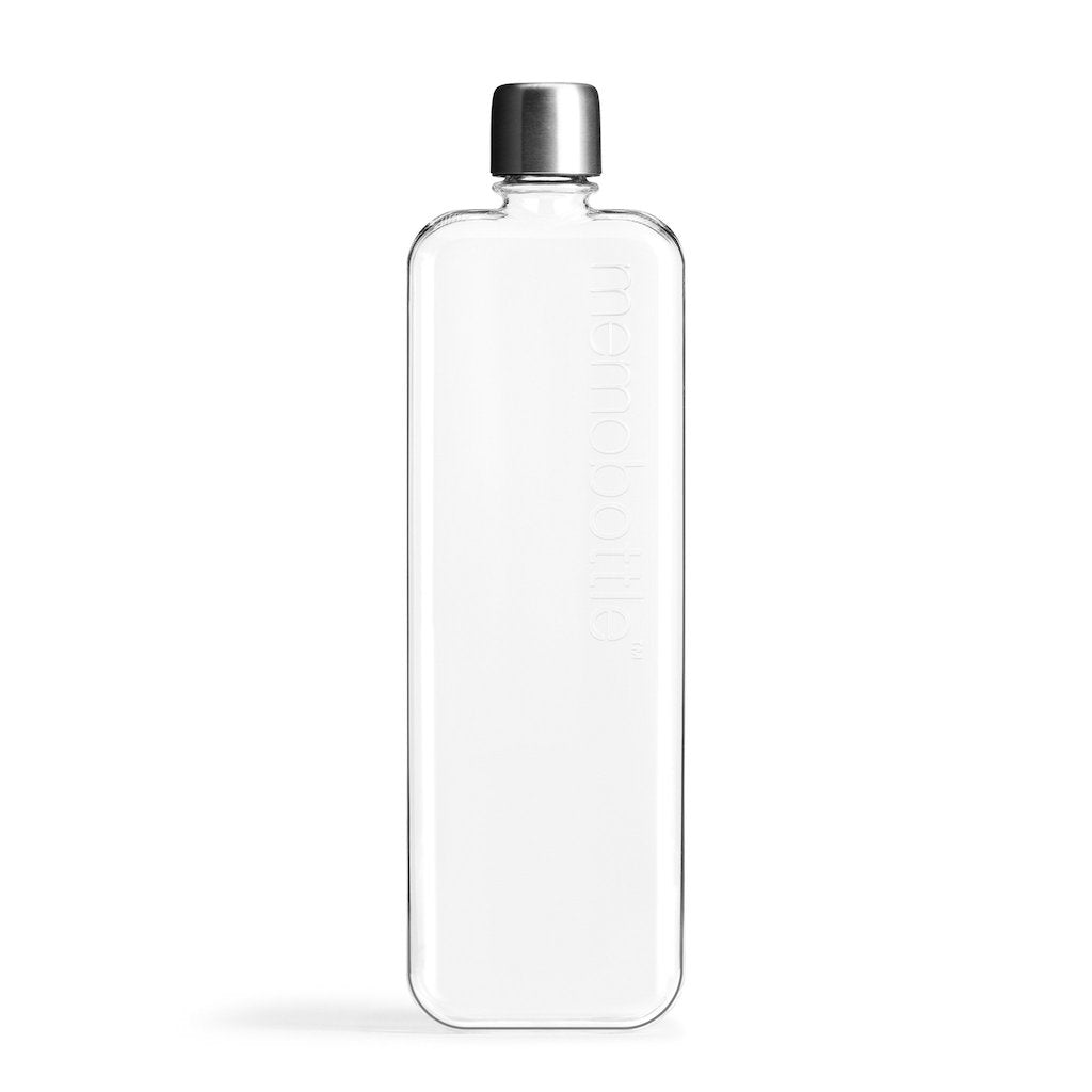 Memobottle Clear Water Bottle