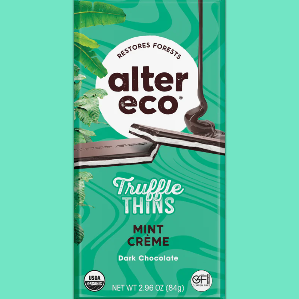 Alter Eco Organic Chocolate Truffle Thins 84 g