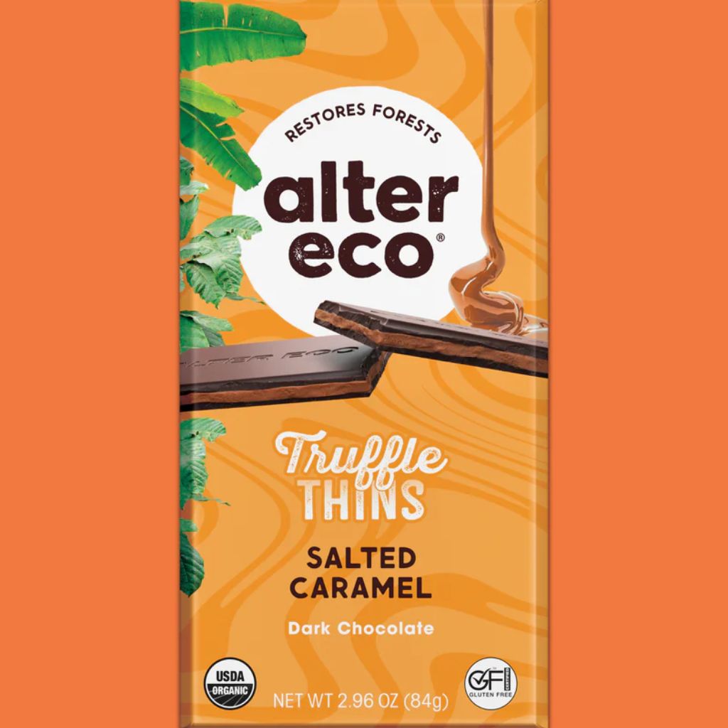 Alter Eco Organic Chocolate Truffle Thins 84 g