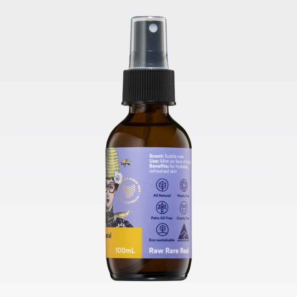 Beauty & the Bees Rosewater Flower Petal Toning Mist 100 ml