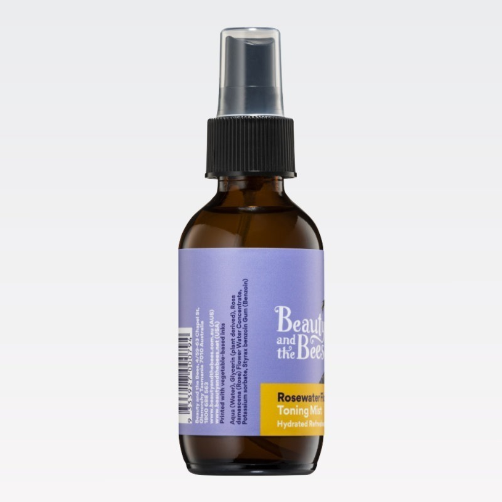 Beauty & the Bees Rosewater Flower Petal Toning Mist 100 ml