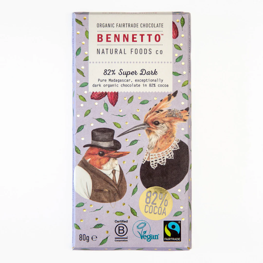 Bennetto Organic Dark Chocolate 80 g