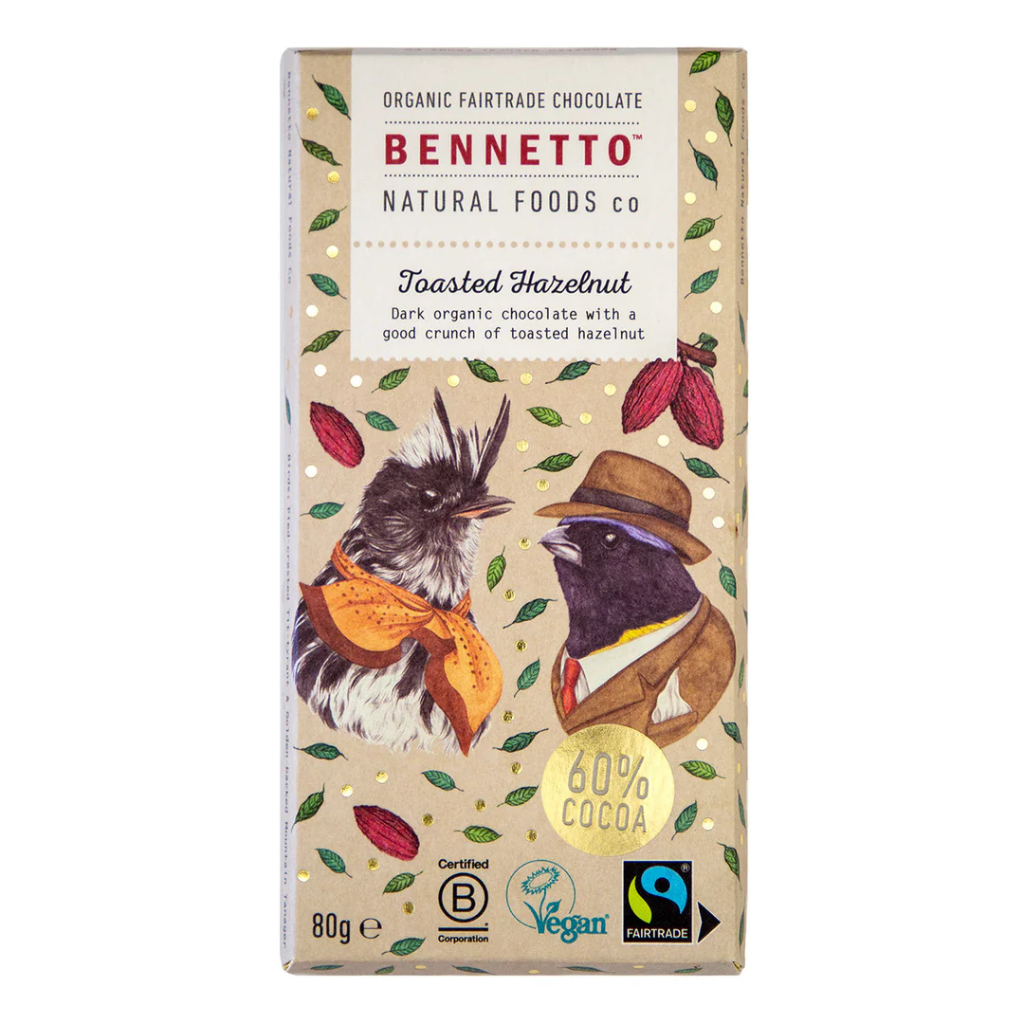 Bennetto Organic Dark Chocolate 80 g