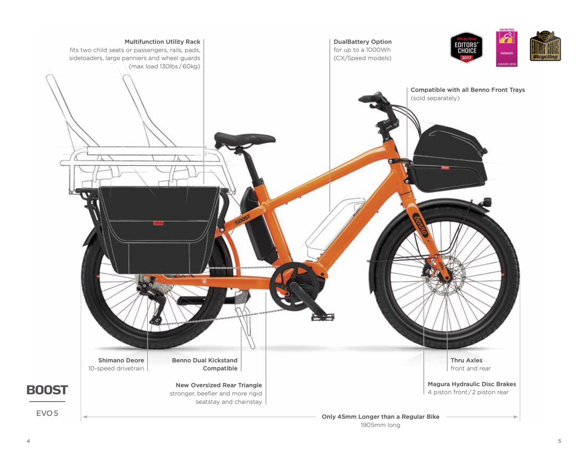 Benno Boost Evo 5 E-Cargo Bike