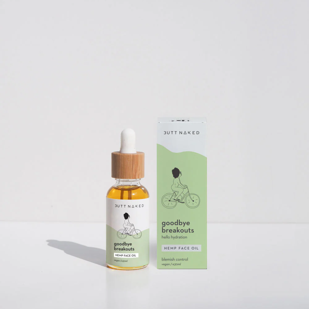 Butt Naked Goodbye Breakouts Hemp Face Oil 30 ml