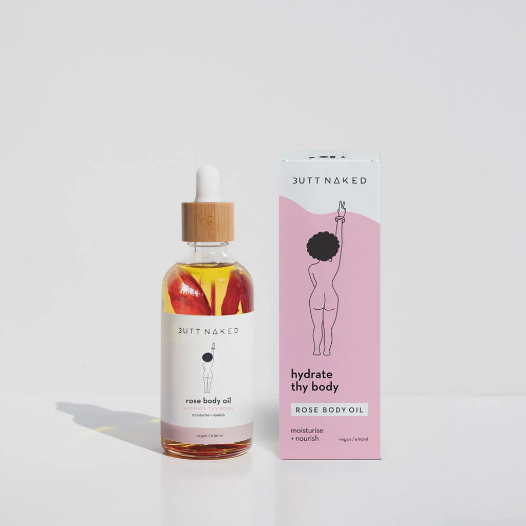 Butt Naked Hydrate the Body Rose Oil 90 ml