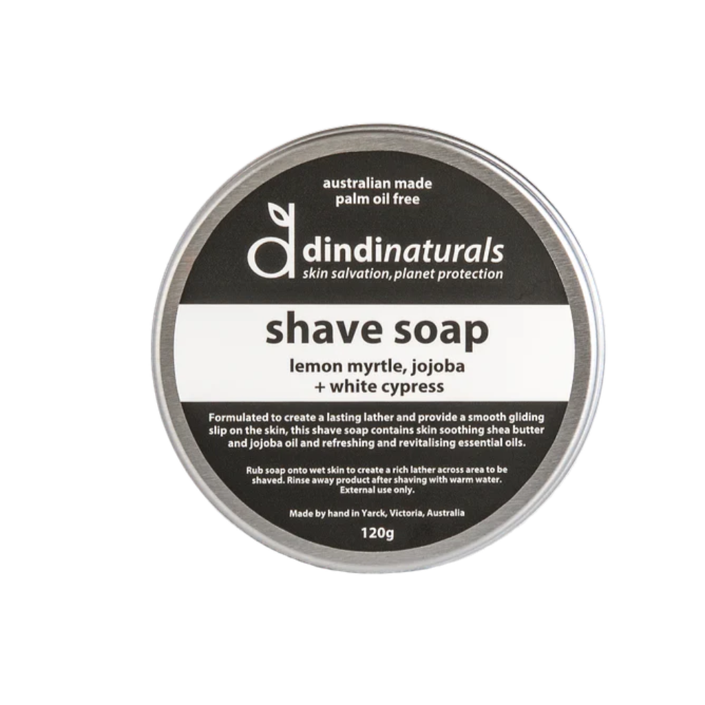 Dindi Naturals Shaving Soap Bar in Tin 120 g