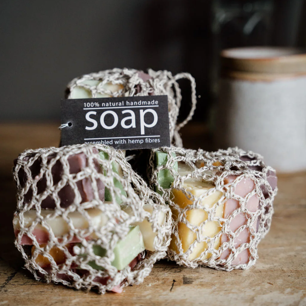 Dindi Naturals Soap Pieces in Hemp Bag