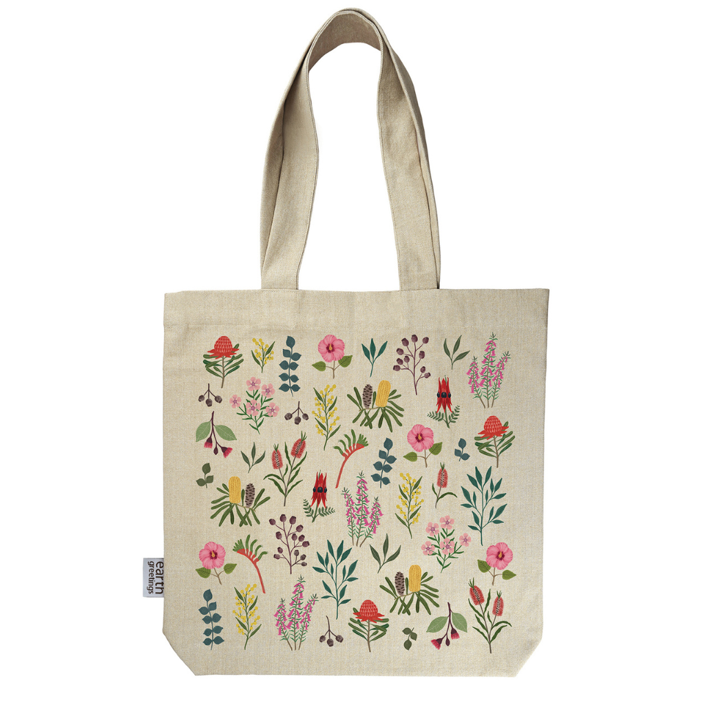 Earth Greetings Tote Bag With Inner Pocket