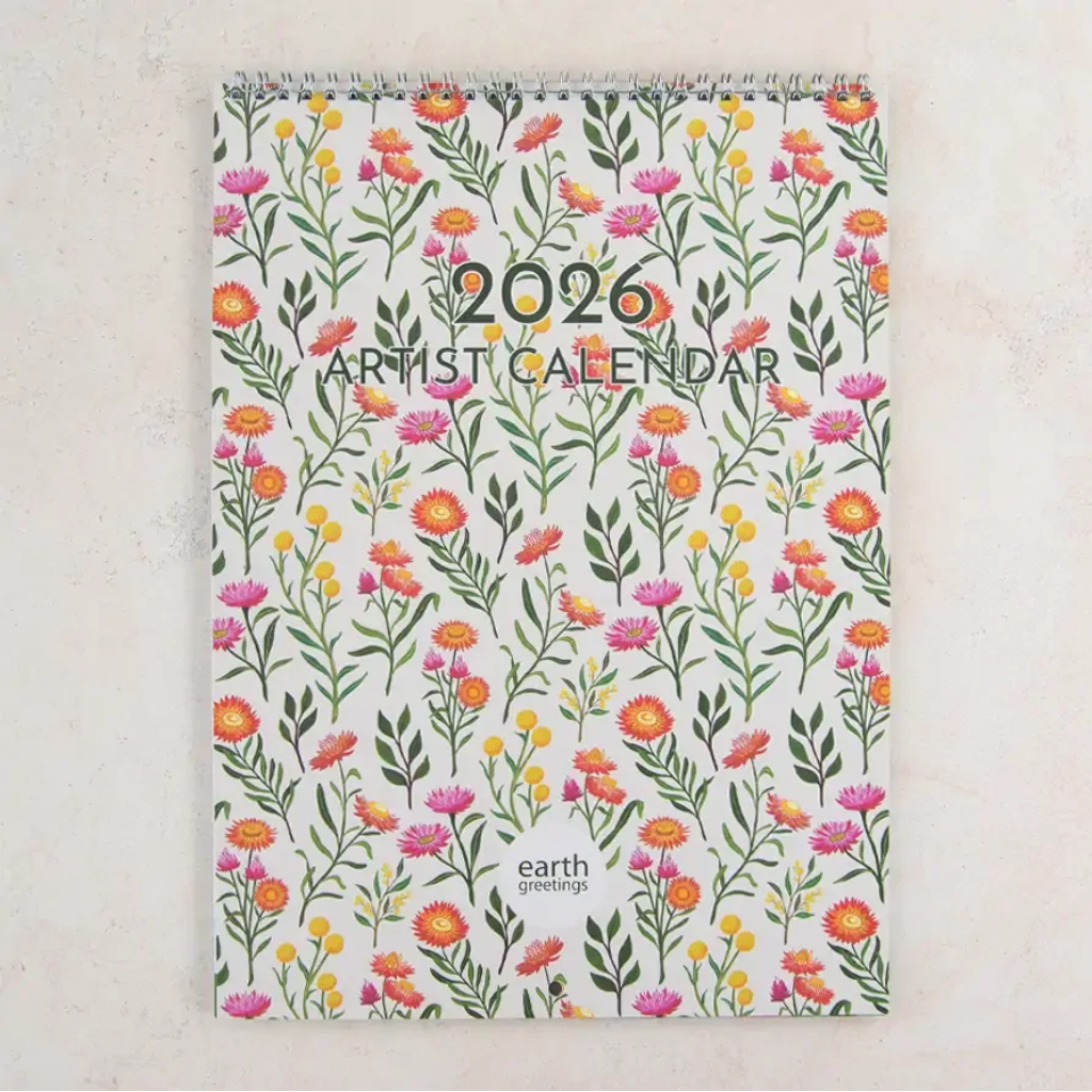 Earth Greetings Artist Calendar 2026
