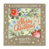 Earth Greetings Christmas Cards Square (8 Pack)