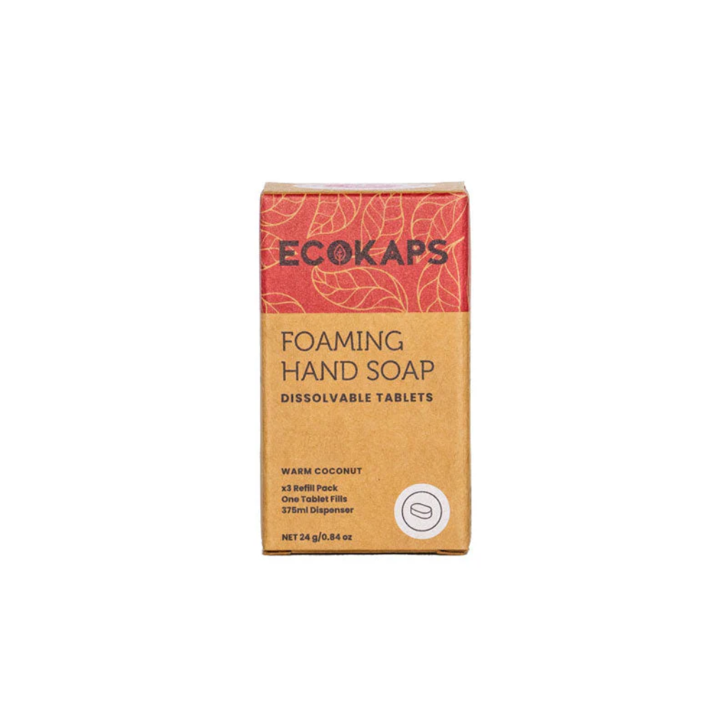 EcoKaps Hand Foaming Soap Tablets (3 Pack)