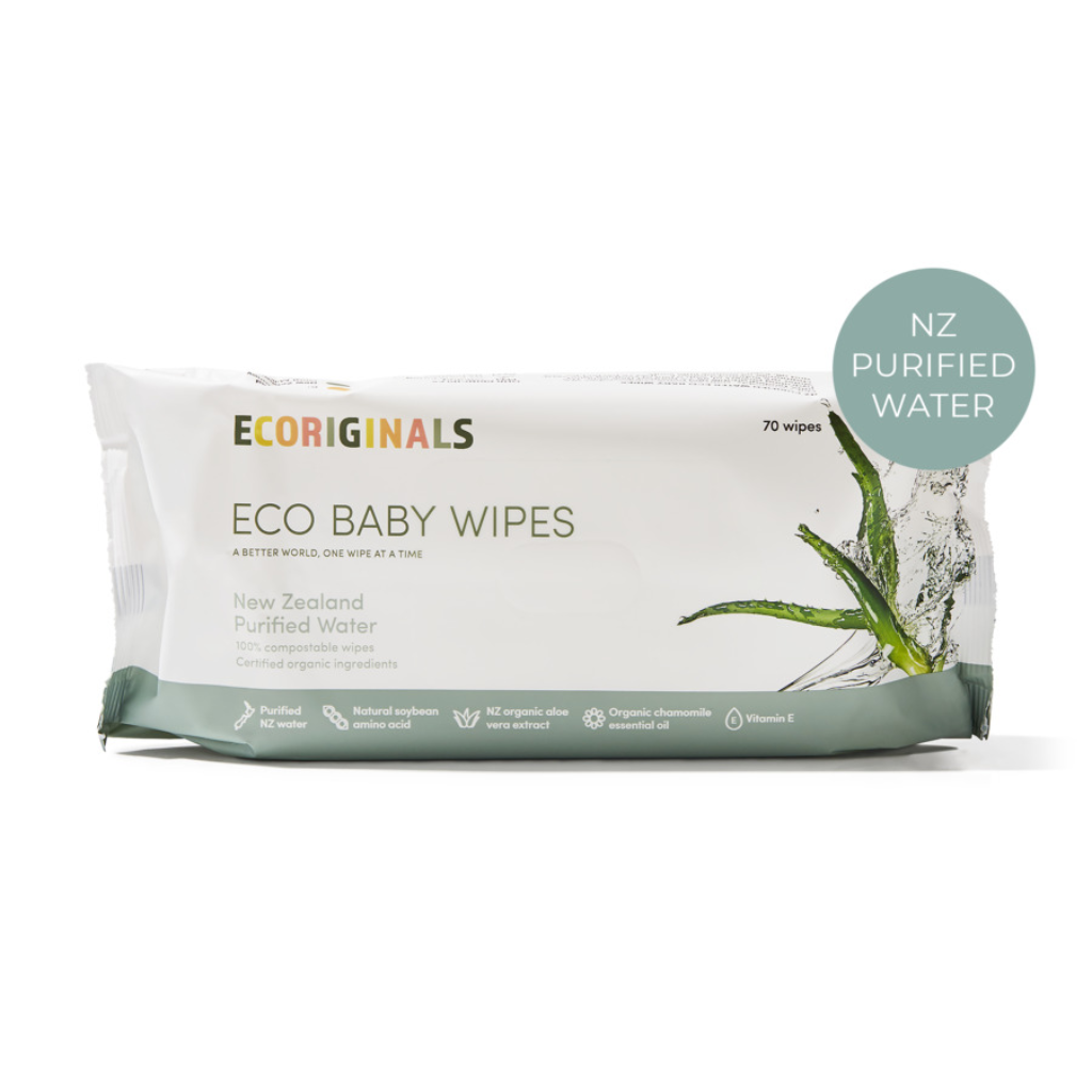 Ecoriginals Biodegradable Wipes New (70 Pack)