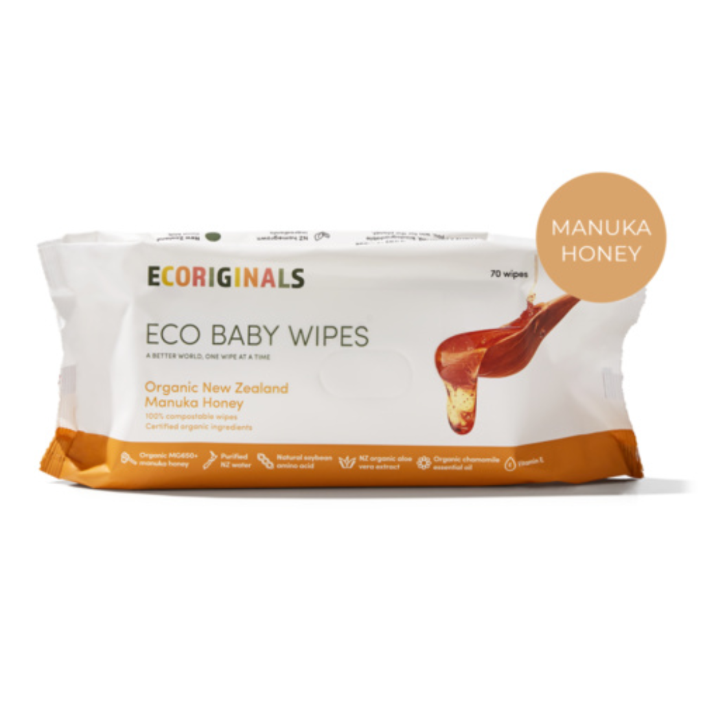 Ecoriginals Biodegradable Wipes New (70 Pack)