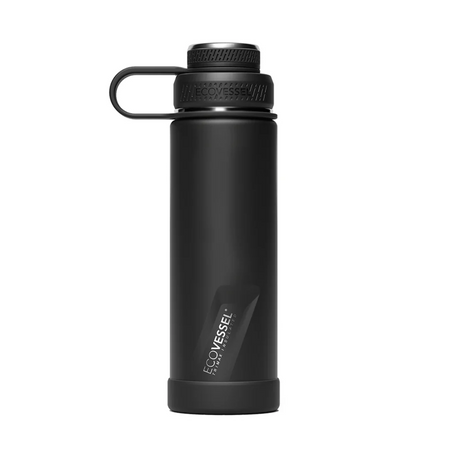 Ecovessel Boulder TriMax Insulated Water Bottle with Strainer 600 ml