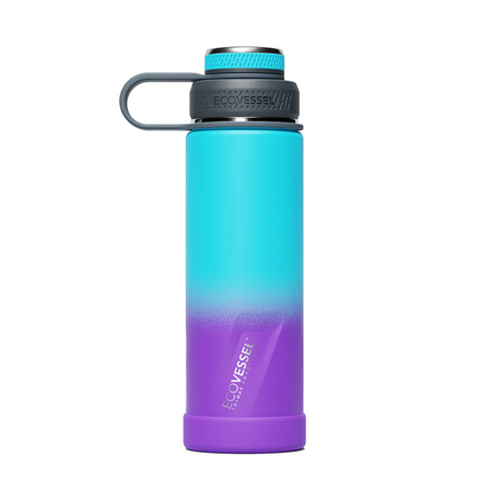 Ecovessel Boulder TriMax Insulated Water Bottle with Strainer 600 ml