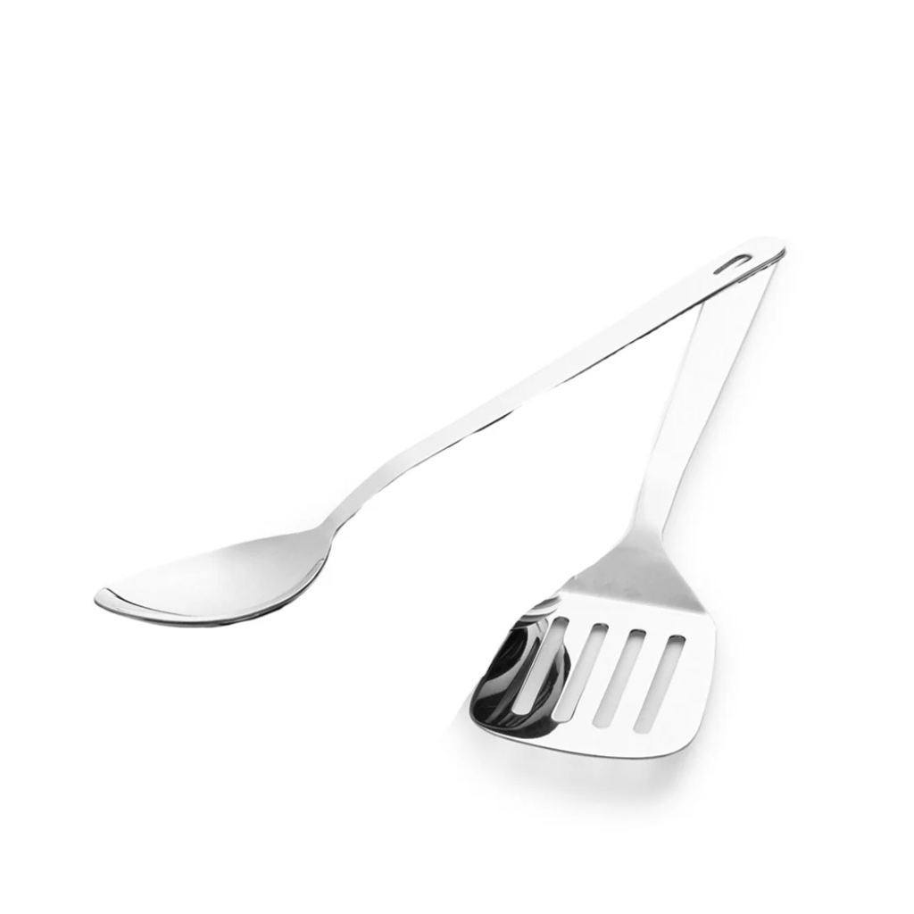 FairGo Knotted Serving Spoon and Slicer (Set of 2)