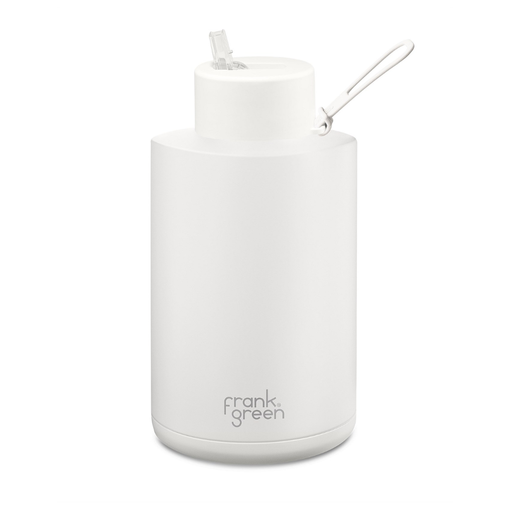 Frank Green Ceramic & Stainless Steel Bottle with Straw Cap 2 L (68 oz)