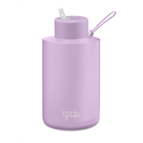 Frank Green Ceramic & Stainless Steel Bottle with Straw Cap 2 L (68 oz)