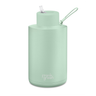 Frank Green Ceramic & Stainless Steel Bottle with Straw Cap 2 L (68 oz)