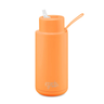 Frank Green Ceramic & Stainless Steel Bottle with Straw Cap 1 L (34 oz)
