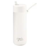 Frank Green Ceramic & Stainless Steel Bottle with Straw Cap 595 ml (20 oz)