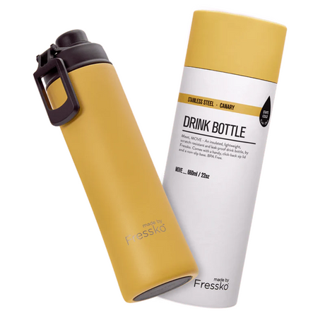 Fressko Insulated Stainless Steel Move Drink Bottle with Sip Lid 660 ml