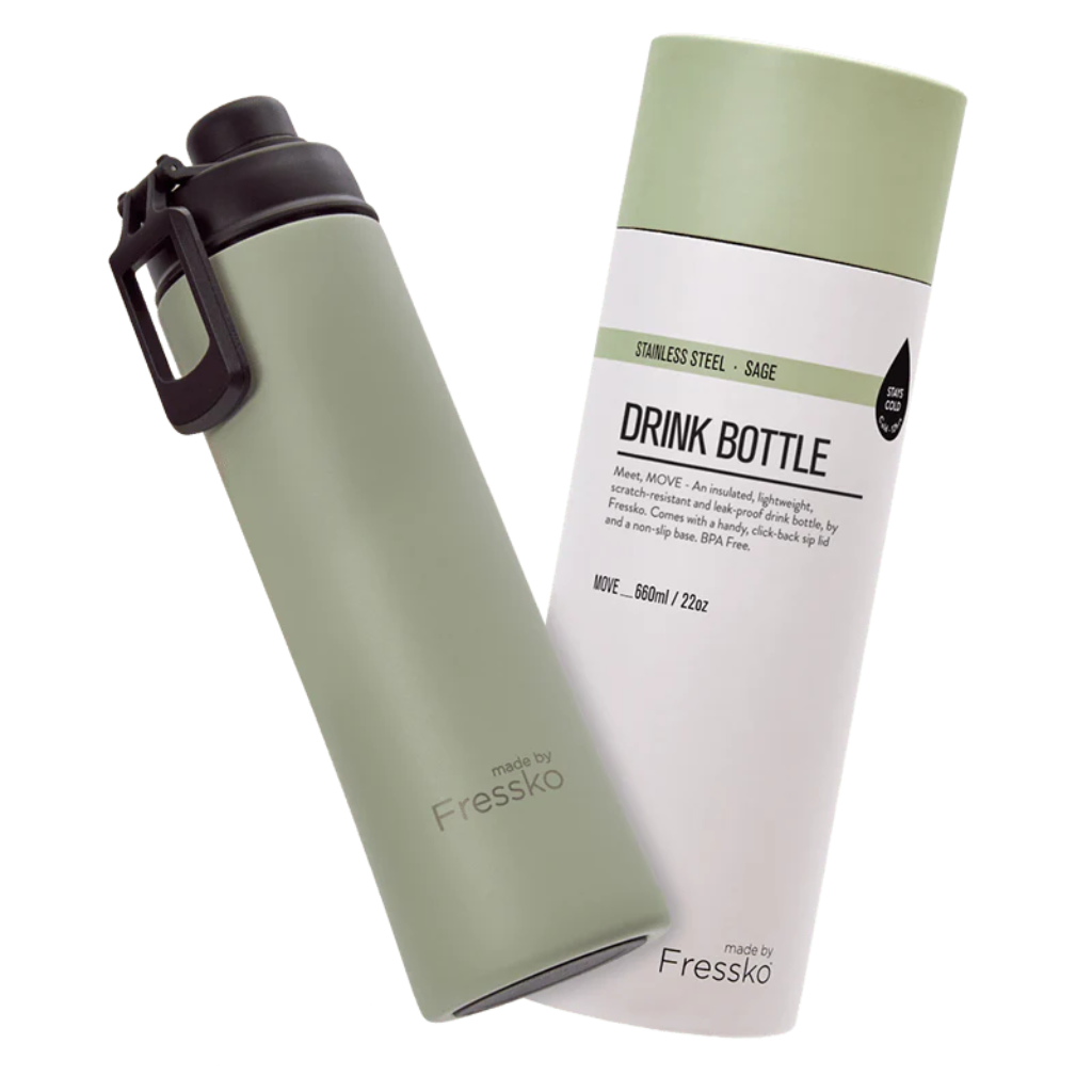 Fressko Insulated Stainless Steel Move Drink Bottle with Sip Lid 660 ml