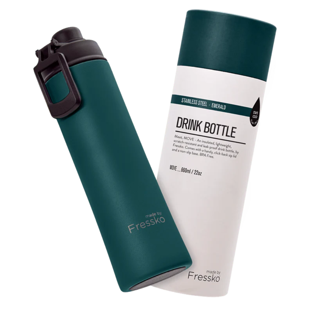 Fressko Insulated Stainless Steel Move Drink Bottle with Sip Lid 660 ml