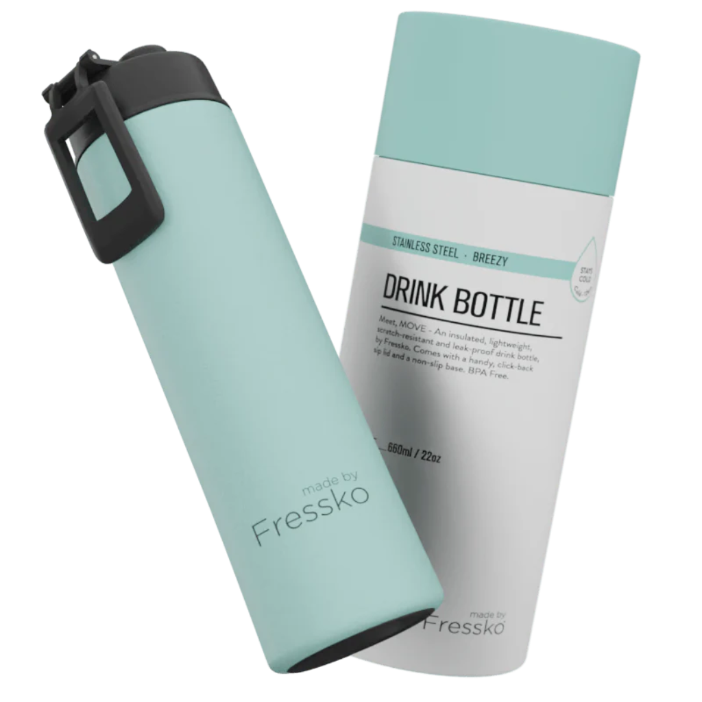 Fressko Insulated Stainless Steel Move Drink Bottle with Sip Lid 660 ml