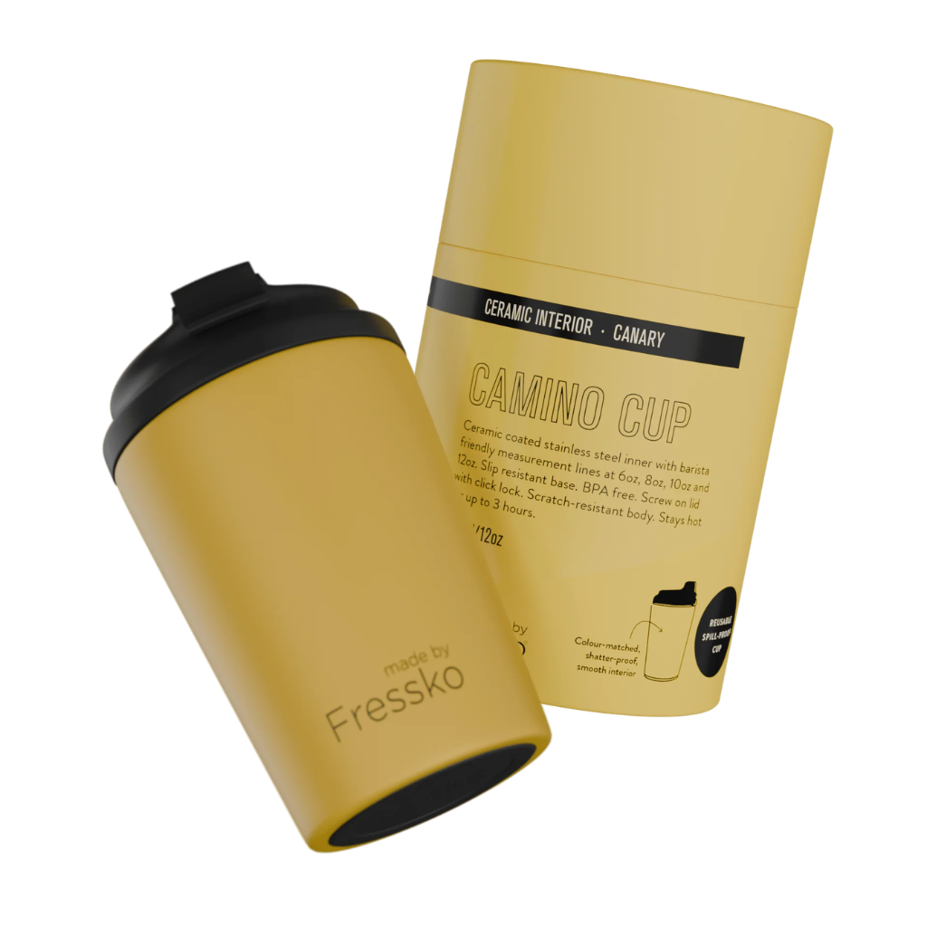 Fressko Reusable Insulated Ceramic Camino Cup 340 ml (12 oz)
