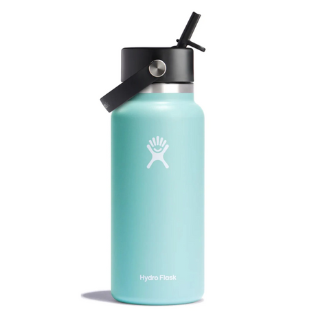 Hydro Flask Stainless Steel Insulated Water Bottle Wide Mouth with Flex Straw 946 ml (32 oz)