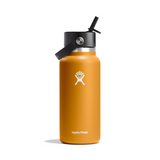 Hydro Flask Stainless Steel Insulated Water Bottle Wide Mouth with Flex Straw 946 ml (32 oz)