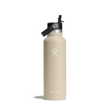 Hydro Flask Stainless Steel Insulated Water Bottle with Flex Straw 621 ml (21 oz)