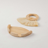 Kayu & Co  Table Brush & Wooden Dustpan Small