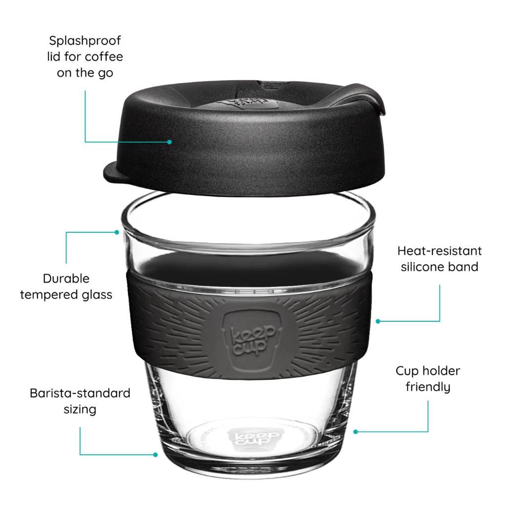 KeepCup Glass and Silicon 177ml (6 oz)