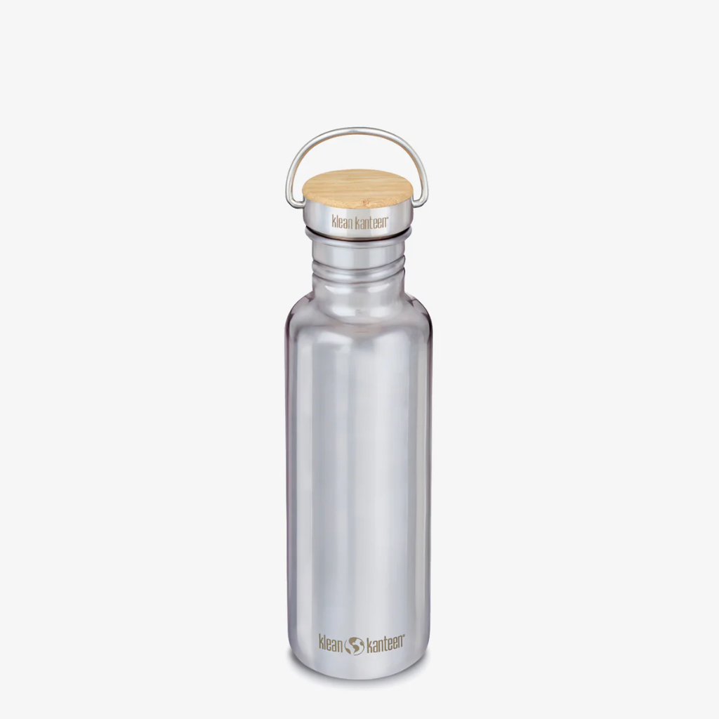Klean Kanteen Reflect Mirrored Water Bottle with Bamboo Lid 800 ml (27 oz)
