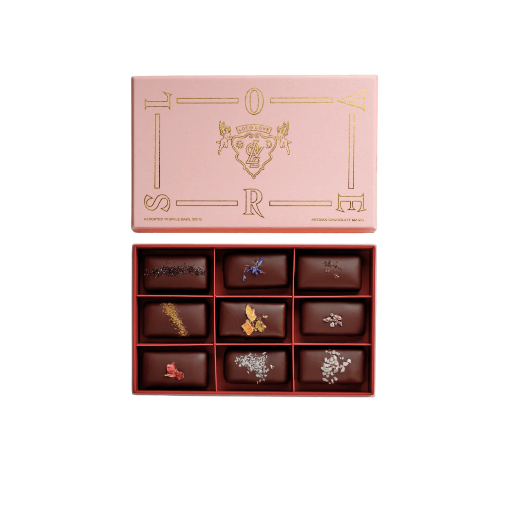Loco Love Vegan Chocolate Lovers Box 315 g (9 Pack)