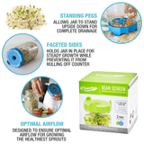Masontops Bean Sprouting Lid (2 Pack)