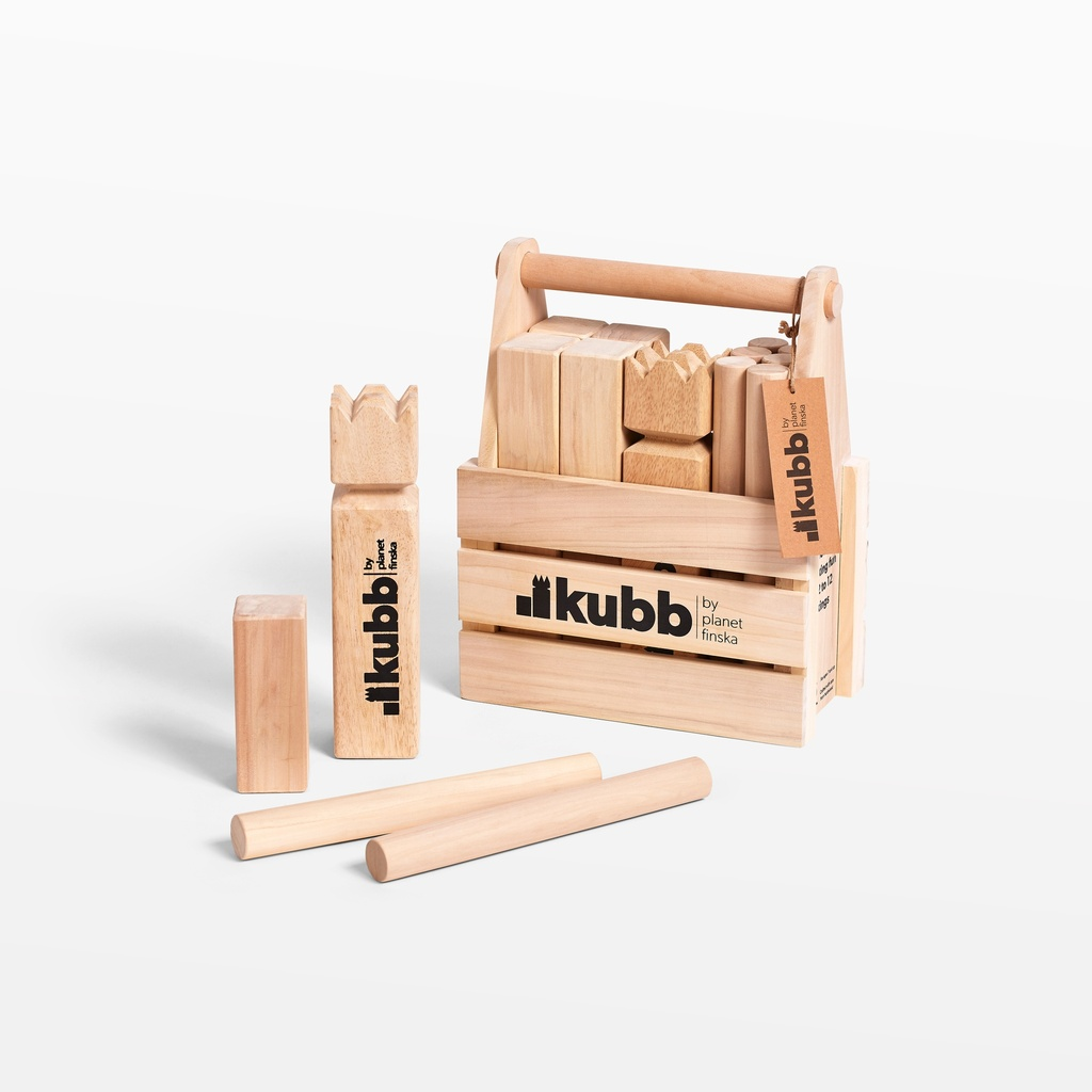 Planet Finska Kubb in Crate Natural