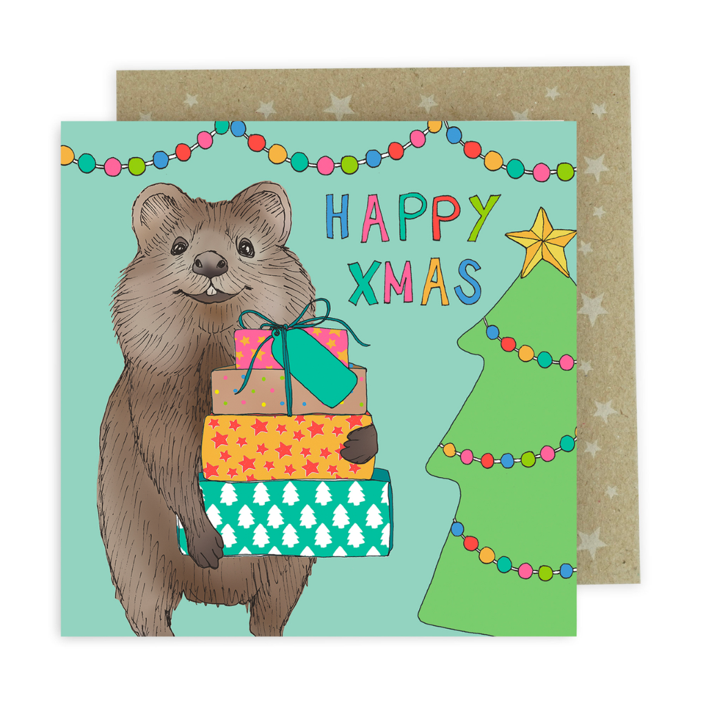 Earth Greetings Christmas Cards Square (8 Pack)