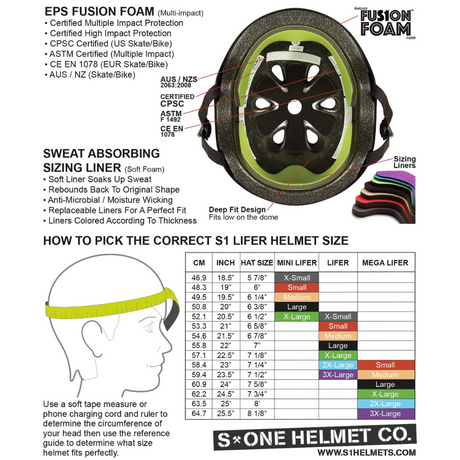 S-One Helmet Mega Lifer X-Large