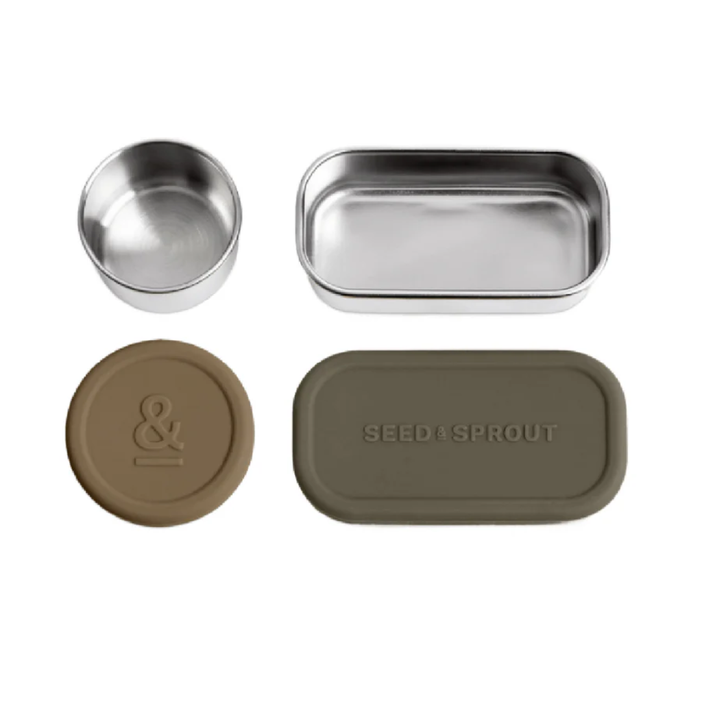 Seed & Sprout Stainless Pot Set (2 Pack)