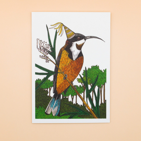 Sunshine Sea Art Greeting Card Bird