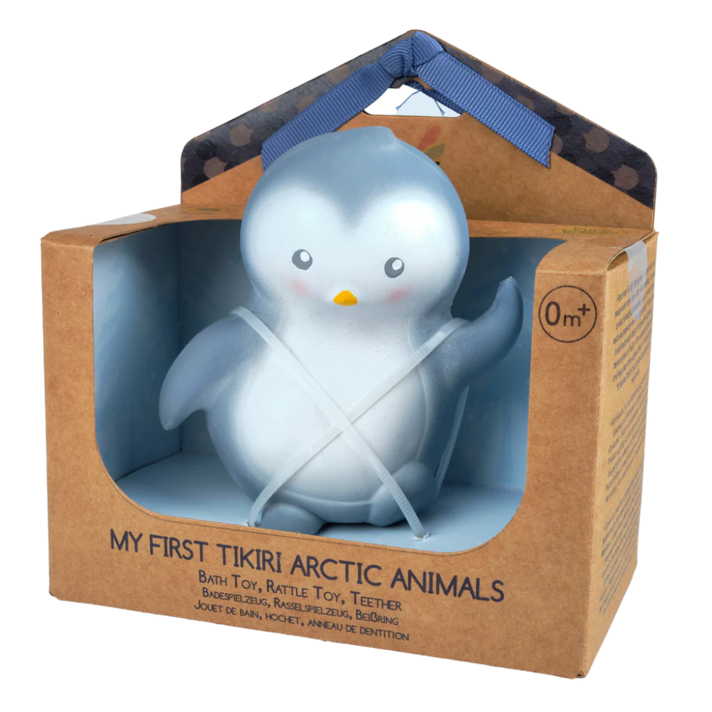 TIKIRI My First Arctic Animal Natural Rubber Toy