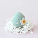 Tara Treasures Felt Floral and Dots Egg
