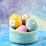 Tara Treasures Felt Floral and Dots Egg