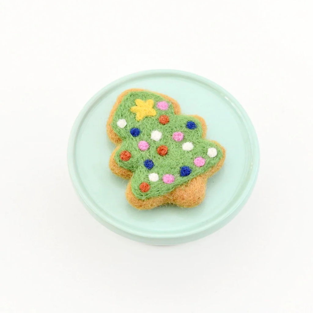 Tara Treasures Felt Food / Christmas Tree Cookie