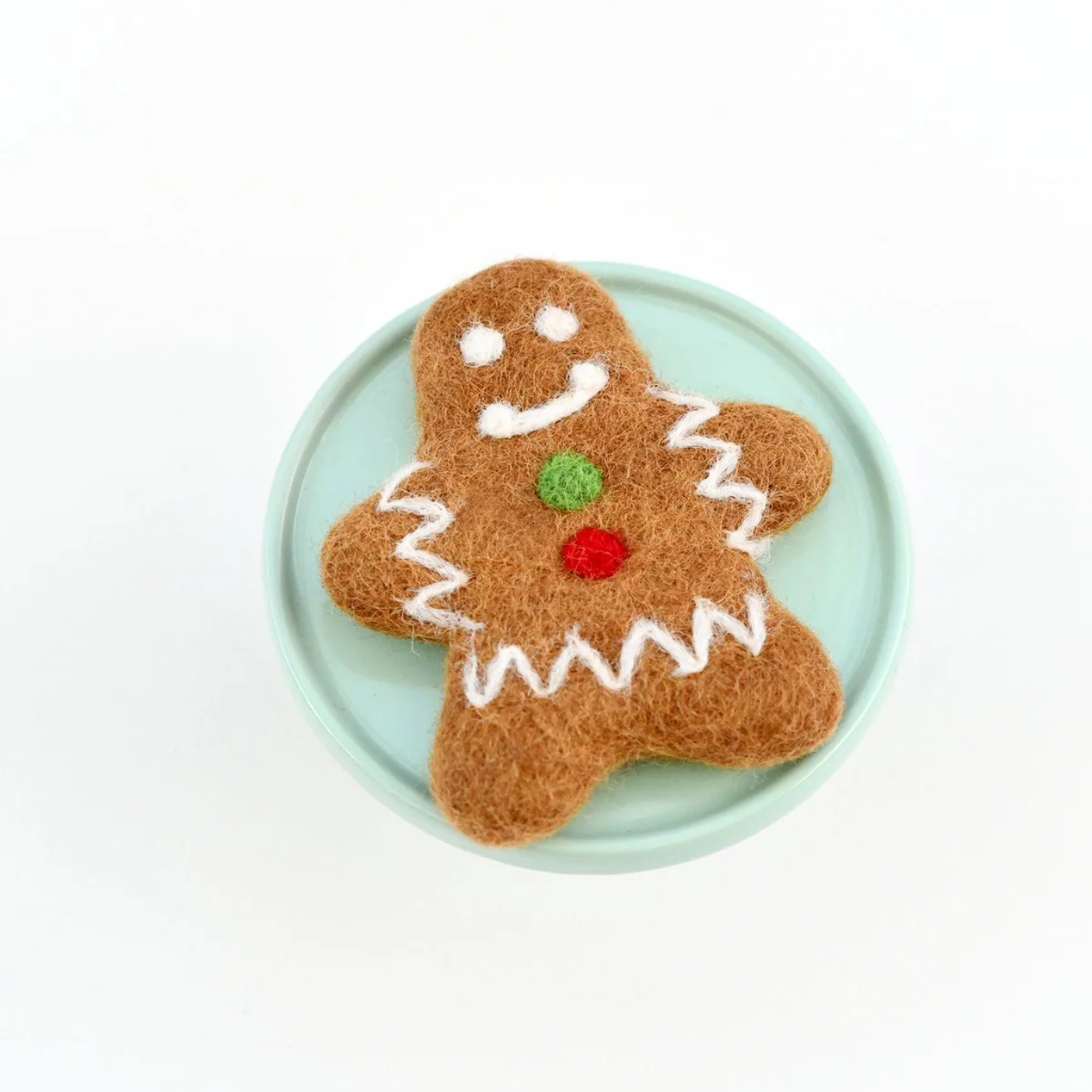 Tara Treasures Felt Food / Gingerbread Person Cookie