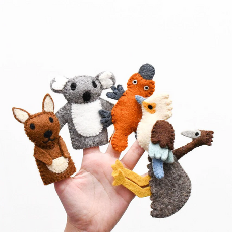 Tara Treasures Finger Puppet Australian Animal A